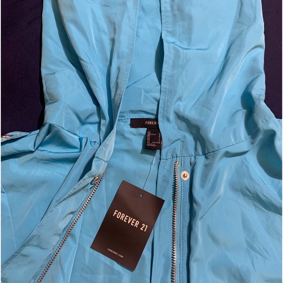 Forever 21 Large Turquoise Casual Jacket - Picture 3 of 6